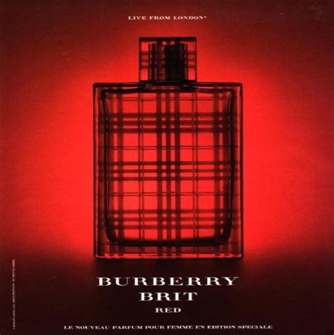 burberry brit red special edition